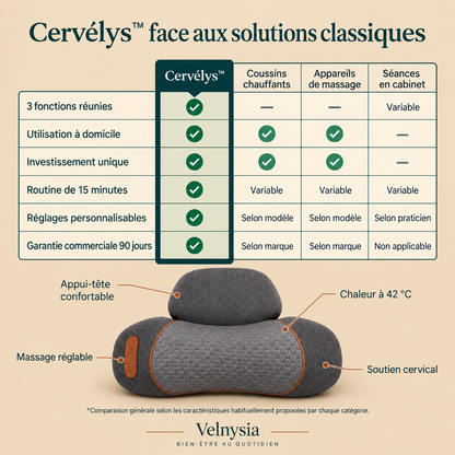 Comparatif Cervélys et solutions classiques